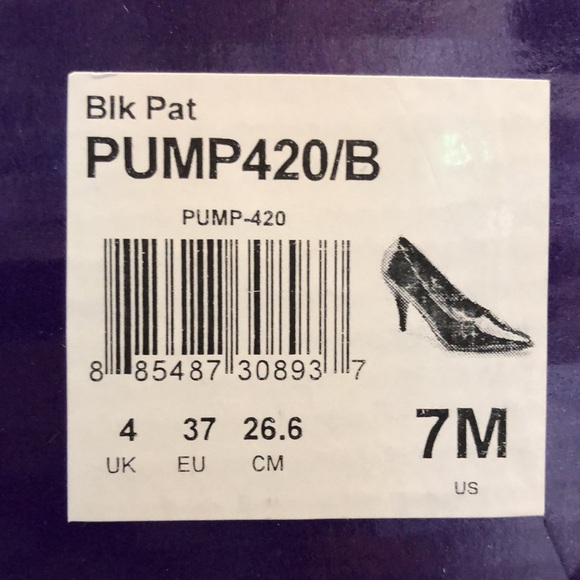 Funtasma black patent 3” Pump - Picture 5 of 5